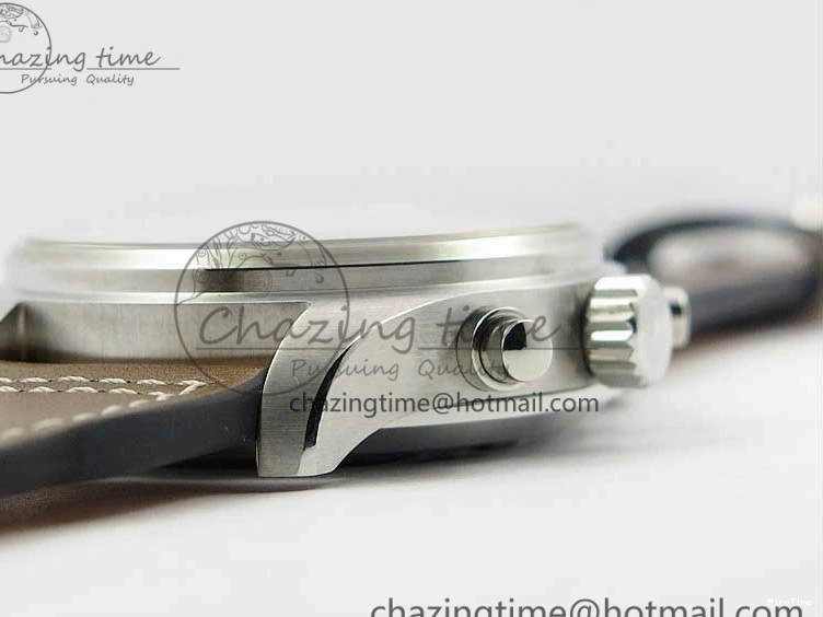 MIROTIME 0414 Pilot Chrono IW377726 ZF 1:1 Best Edition Green Dial on Brown Leather Strap A Trendsetting 7125